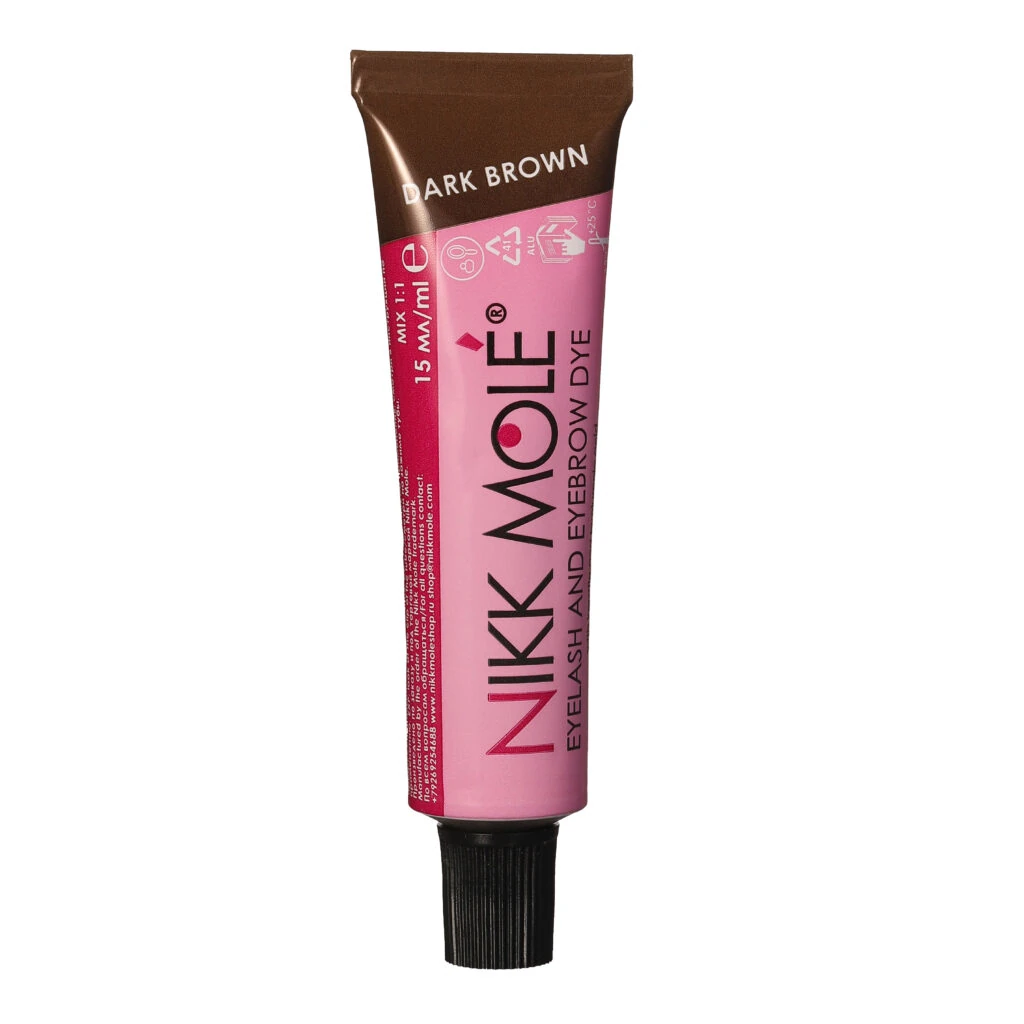 Eyebrow dye Nikk Mole Dark Brown