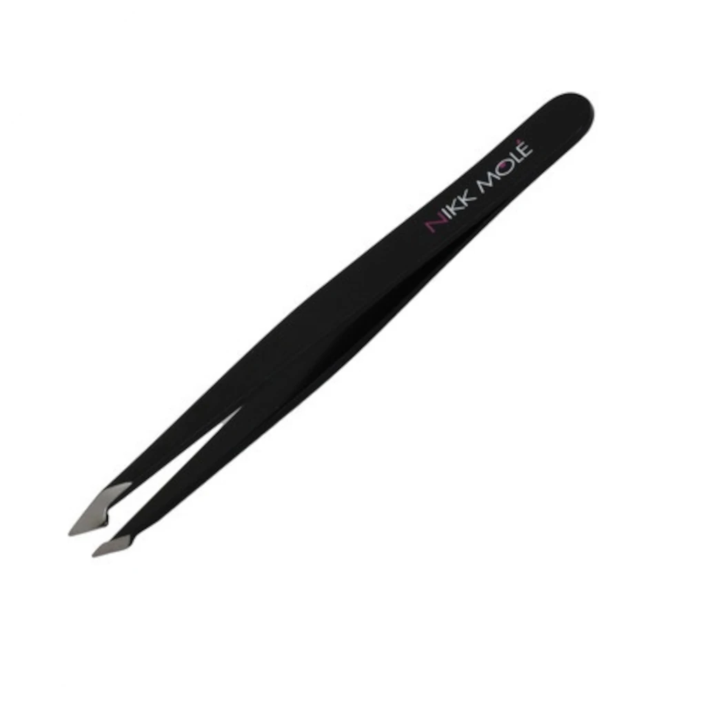 Tweezer beveled Nikk Mole Black