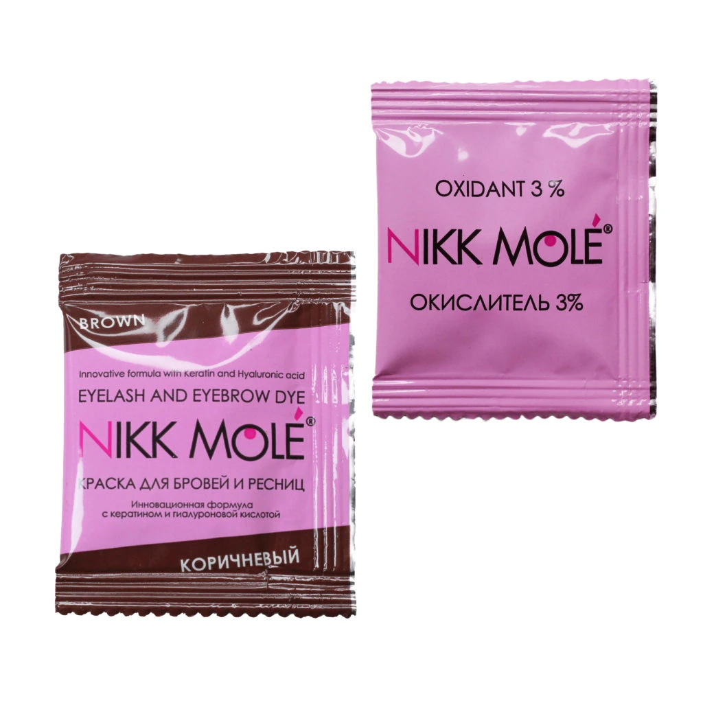Brown eyebrow dye (sachet+oxidant)