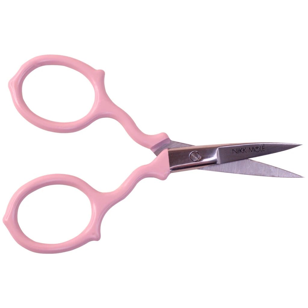 Eyebrow scissors pink Nikk Mole
