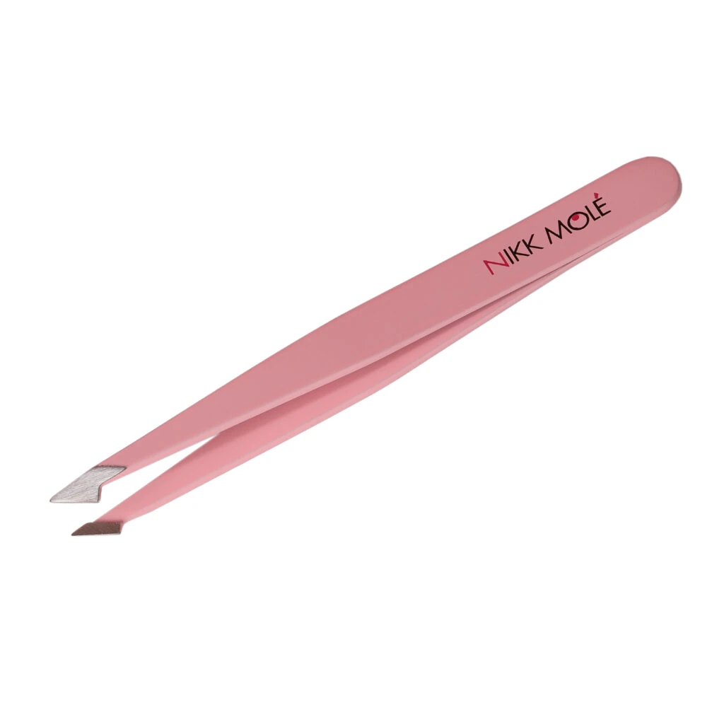 Tweezer beveled Nikk Mole Pink