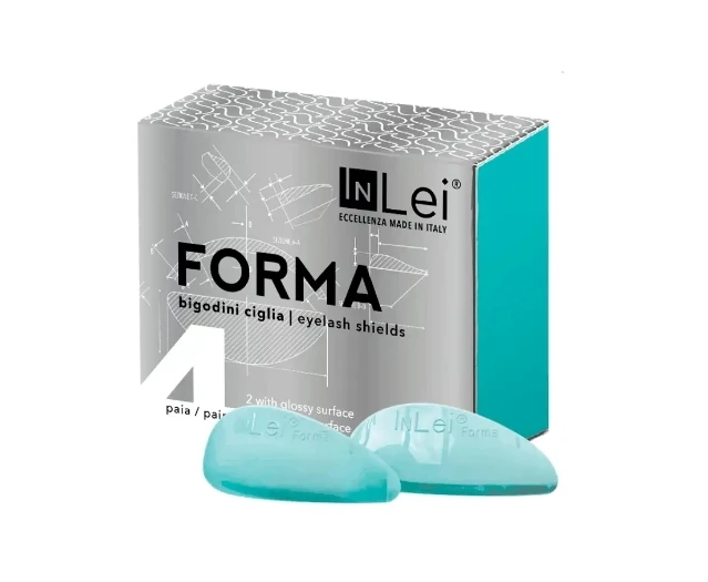 Форми за ламиниране на мигли Inlei FORMA, 4 чифта