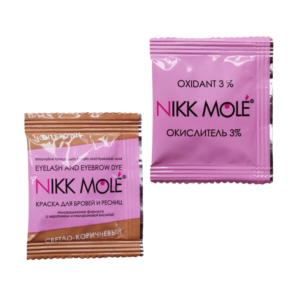 Eyebrow dye Light Brown (sachet + oxidant)
